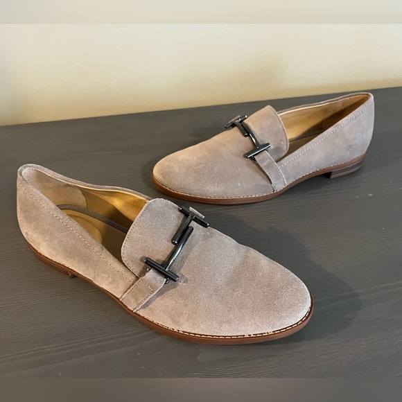 Franco Sarto Harlow Suede Horse bit Loafers - Picture 3 of 9